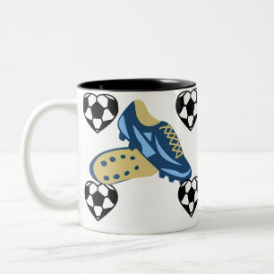 Tasse 2 Couleurs Crépuscules de l'amour de football