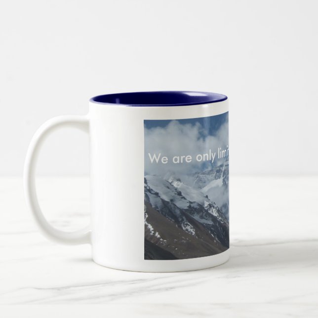 Tasse 2 Couleurs Crête tibétaine d'Everest (Gauche)