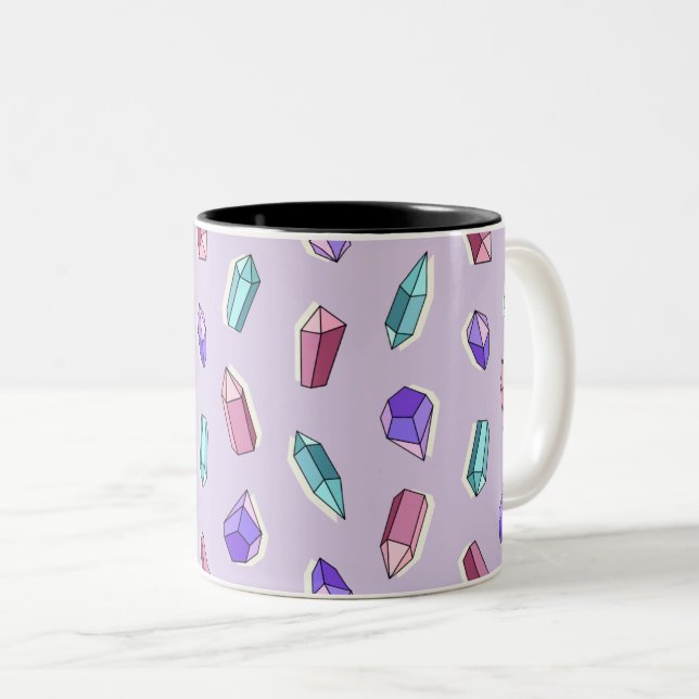 Tasse 2 Couleurs Cristaux (Devant droit)