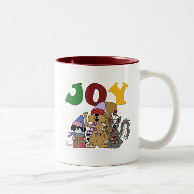 Tasse 2 Couleurs Critter Joy Tshirts et cadeaux (Droit)