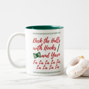 Tasse 2 Couleurs Crochet ・ Deck the Halls Hooks + Yarn Crafts