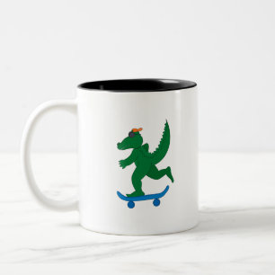Tasse 2 Couleurs Crocodile