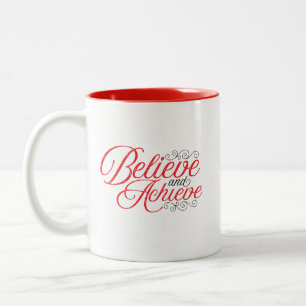 Tasse 2 Couleurs Croire et réussir la chèvre