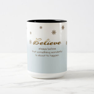 Tasse 2 Couleurs Crois. Musique cadeau de Noël personnalisée