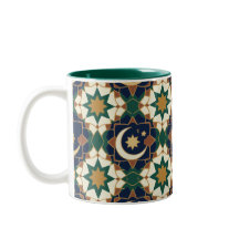 Croissant de Ramadan islamique géométrique sans co