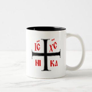 Tasse 2 Couleurs Croix orthodoxe orientale