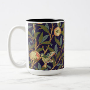 Tasse 2 Couleurs Cru d'oiseau et de grenade de William Morris