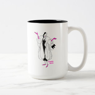 Tasse 2 Couleurs Cruela de Vil Accessoires Magenta