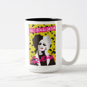 Tasse 2 Couleurs Cruella  Hello Cruell World Ranscil Art