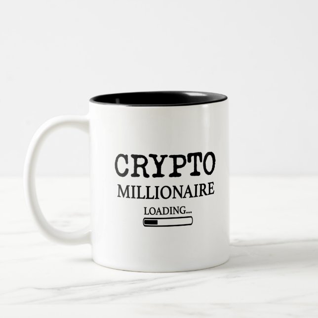 Tasse 2 Couleurs Crypto Millionaire Chargement (Gauche)