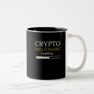 Tasse 2 Couleurs Crypto Millionaire Chargement drôle marchand de pi