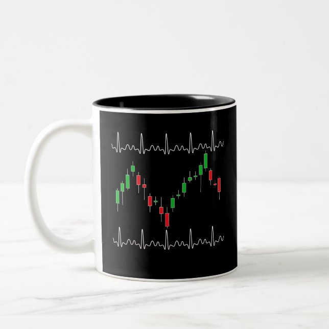 Tasse 2 Couleurs Crypto pulse pulse de coeur du commerçant (Gauche)