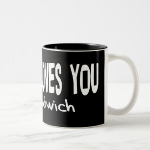 Tasse 2 Couleurs Cthulhu vous aime