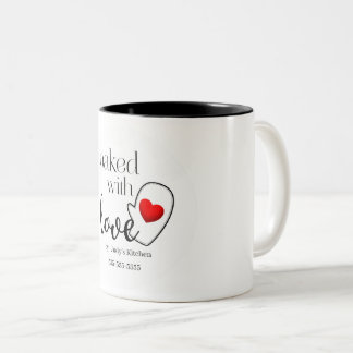Tasse 2 Couleurs Cuisiné avec Amour