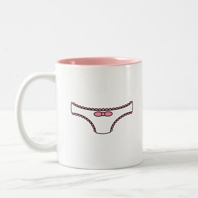 Tasse 2 Couleurs Culottes froncées roses (Gauche)