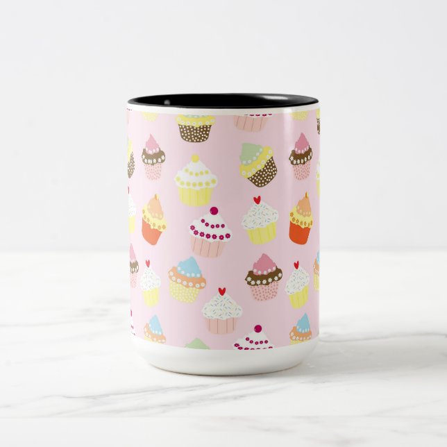 Tasse 2 Couleurs Cupcake (Centre)