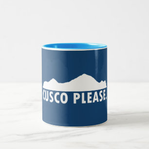 Tasse 2 Couleurs Cusco Pérou S'il vous plaît