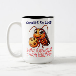 Tasse 2 Couleurs Cute Cockroach Cookie Dessin Dessert