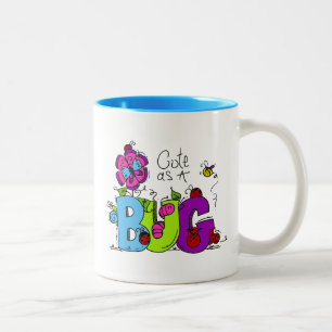 Tasse 2 Couleurs Cute comme un bug