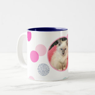 Tasse 2 Couleurs CUTE CONFETTI SPOT PHOTO moderne enfant photo d'an