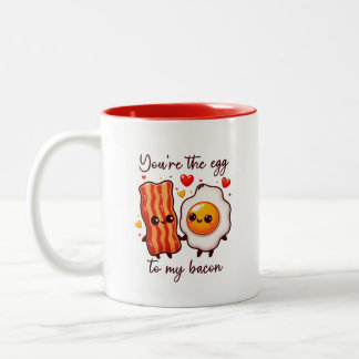 Tasse 2 Couleurs Cute Funny Kawaaii Food Pun Saint Valentin