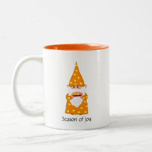 Tasse 2 Couleurs Cute Gnome de Thanksgiving 