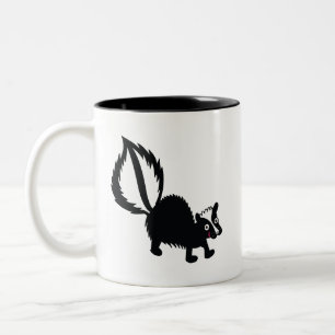 Tasse 2 Couleurs Cute Little Stinker Skunk Design d'art imprimé