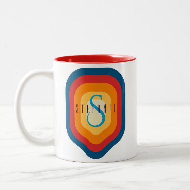 Tasse 2 Couleurs Cute Musique personnalisée (Gauche)