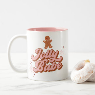 Tasse 2 Couleurs Cute pain d'épices Cookie Jolly Babe