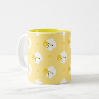 Tasse 2 Couleurs Cute Romantic Duck