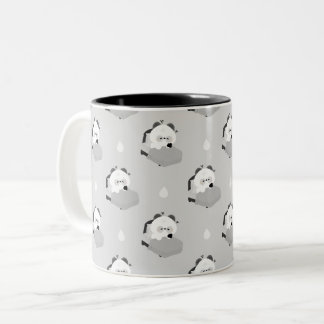 Tasse 2 Couleurs Cute Tired Panda