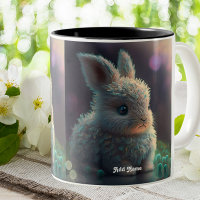 Cute Whimsical Rabbit Woodland Animal Personnalisé