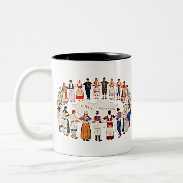 Tasse 2 Couleurs Cuvajte Yougoslavie (Gauche)