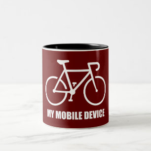 Tasse 2 Couleurs Cyclisme, Mon appareil mobile