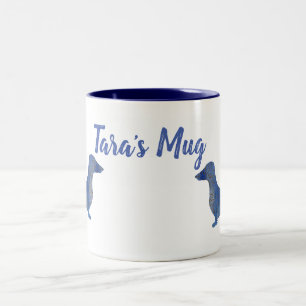 Tasse 2 Couleurs Dachshund léopard