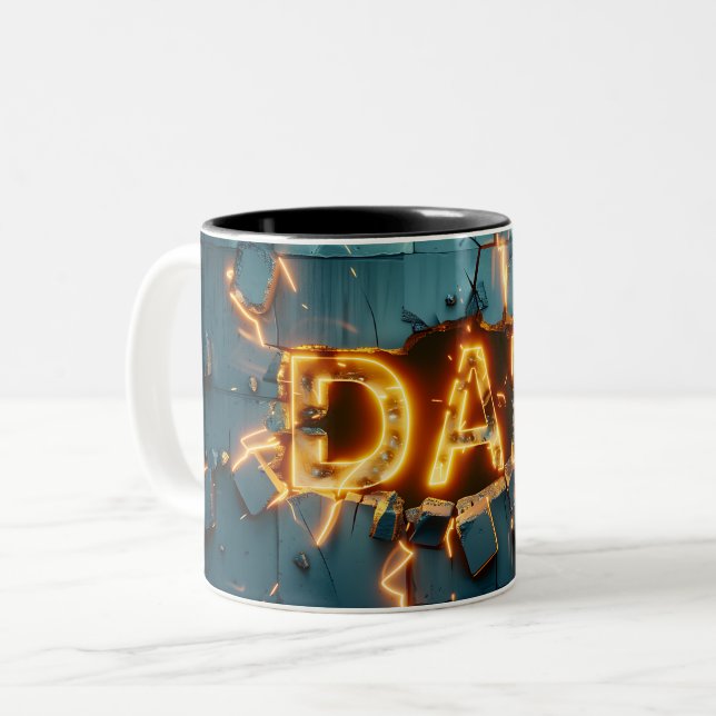 Tasse 2 Couleurs Dad (Devant gauche)