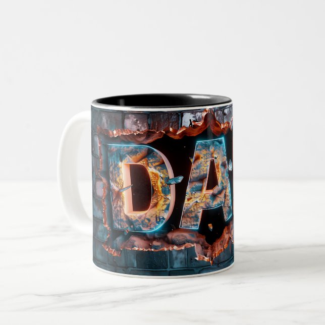 Tasse 2 Couleurs Dad (Devant gauche)