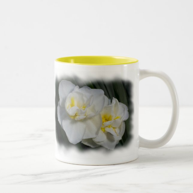Tasse 2 Couleurs Daffodique blanc Narcissus (Droit)