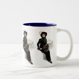 Tasse 2 Couleurs Dame en noir