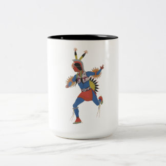 Tasse 2 Couleurs Danse de guerre (ou Le coureur)