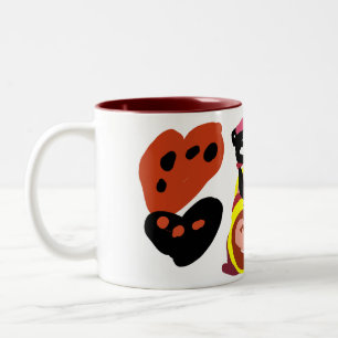 Tasse 2 Couleurs Danse de la Saint-Valentin au chou à la crème