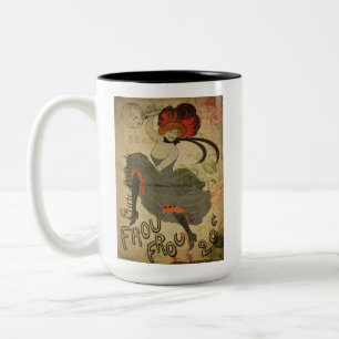 Tasse 2 Couleurs Danseur Can-Can Vintage Paris