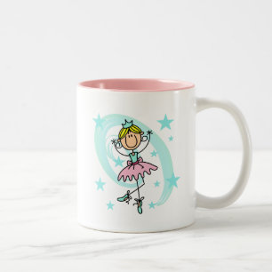 Tasse 2 Couleurs Danseuse de Ballet - T-shirts et Cadeaux Blonds