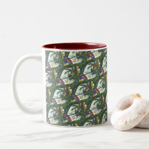 TASSE 2 COULEURS DAPPLE GRAY DANS UN SEUL CHEVAL OUVERT SLEIGH, COL
