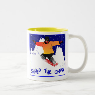 Tasse 2 Couleurs Déchiquetez le gnar