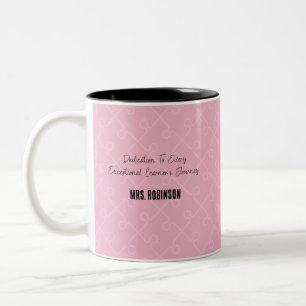 Tasse 2 Couleurs Dédicace à chaque parcours d'apprenant exceptionne