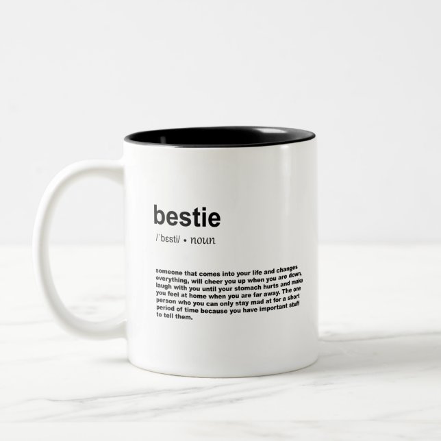 Tasse 2 Couleurs Définition de la bestie (Gauche)