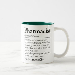 Tasse 2 Couleurs Définition d'infirmière drôle Appréciation sincère