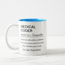 Définition drôle et personnalisée de codeur médica