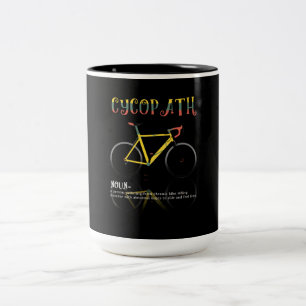Tasse 2 Couleurs Définition Drôle Vélo Addict Cadeau pour